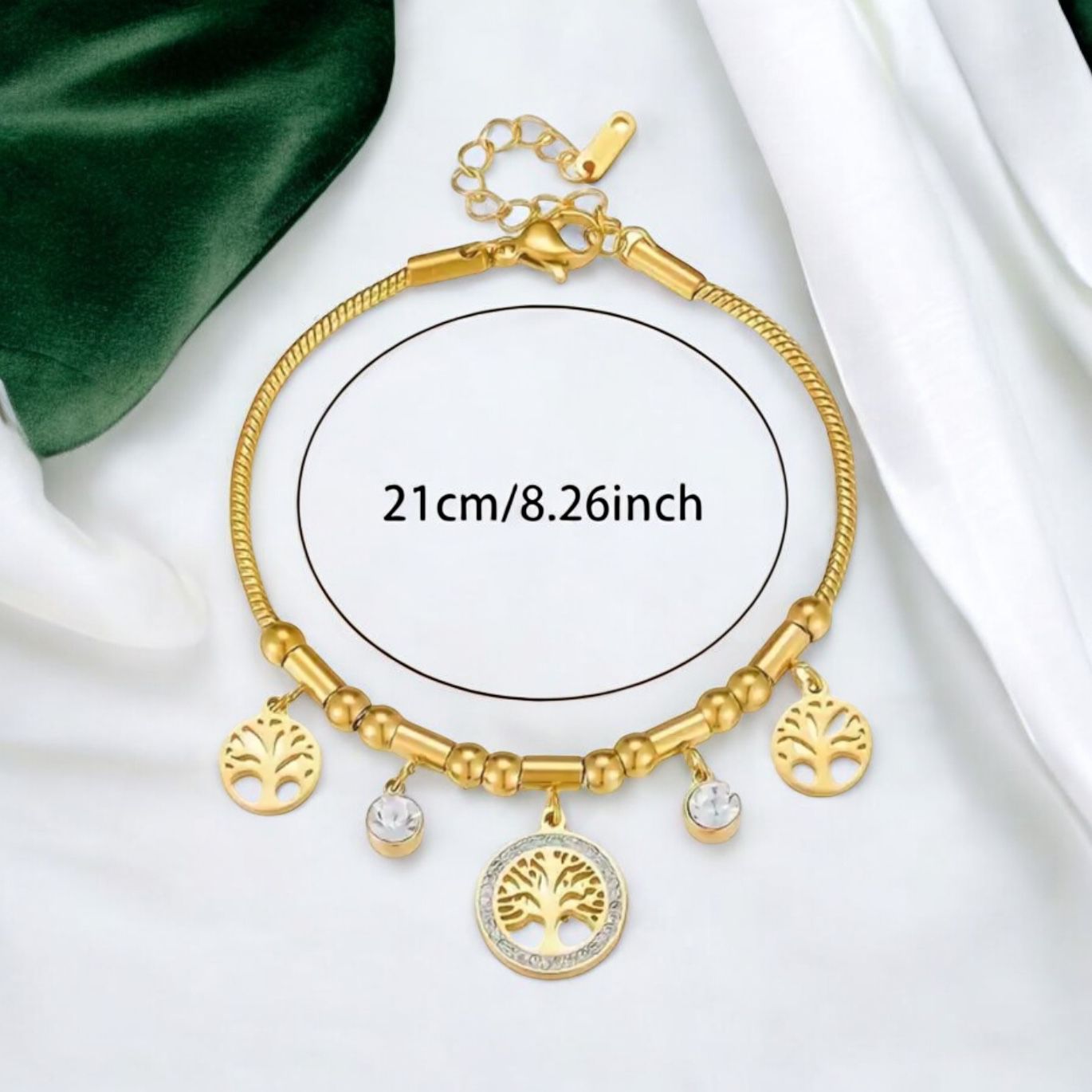 Stainless Chain & Bracelet set