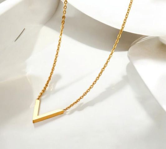 V Stainless Steel Necklace